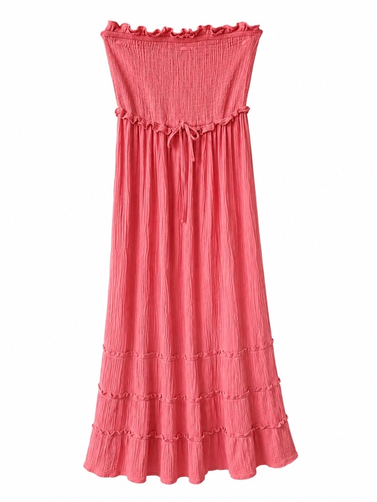 Sim & Sam Dresses & Skirts - Strapless Smocked Maxi Dress